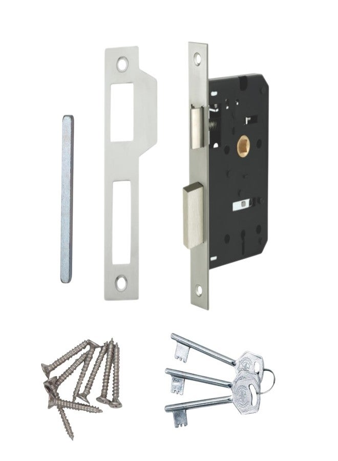 Harrison Door Locks for Main Door, Door Lock for Bedroom, Mortise Door Lock Set, Mortise Door Handle, Door Locks Handlesets with 3 Key | Black Finish | 22600 | for Office/Hotel/Home - Image 3